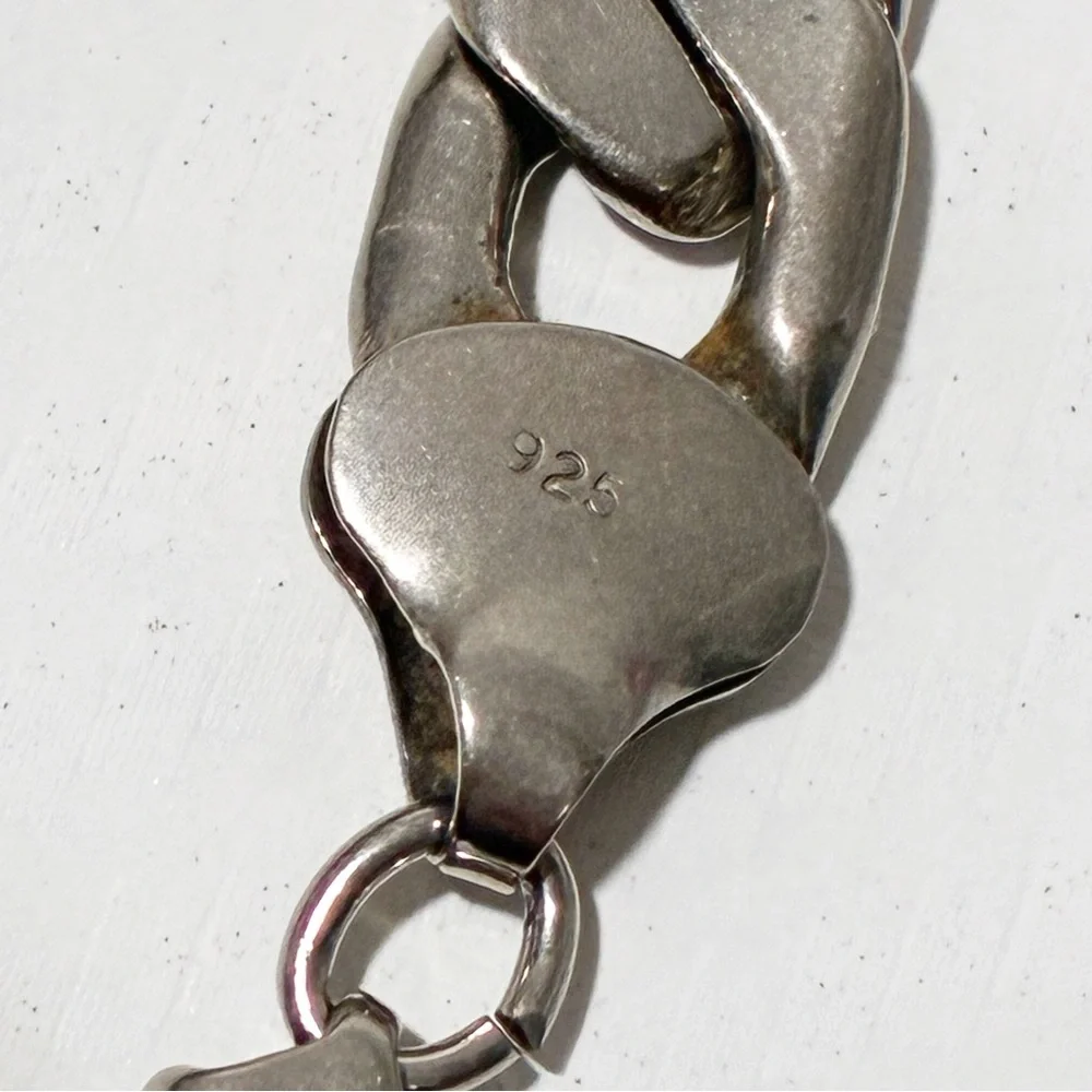 Sterling Silver Italy Figaro Chain 8.25